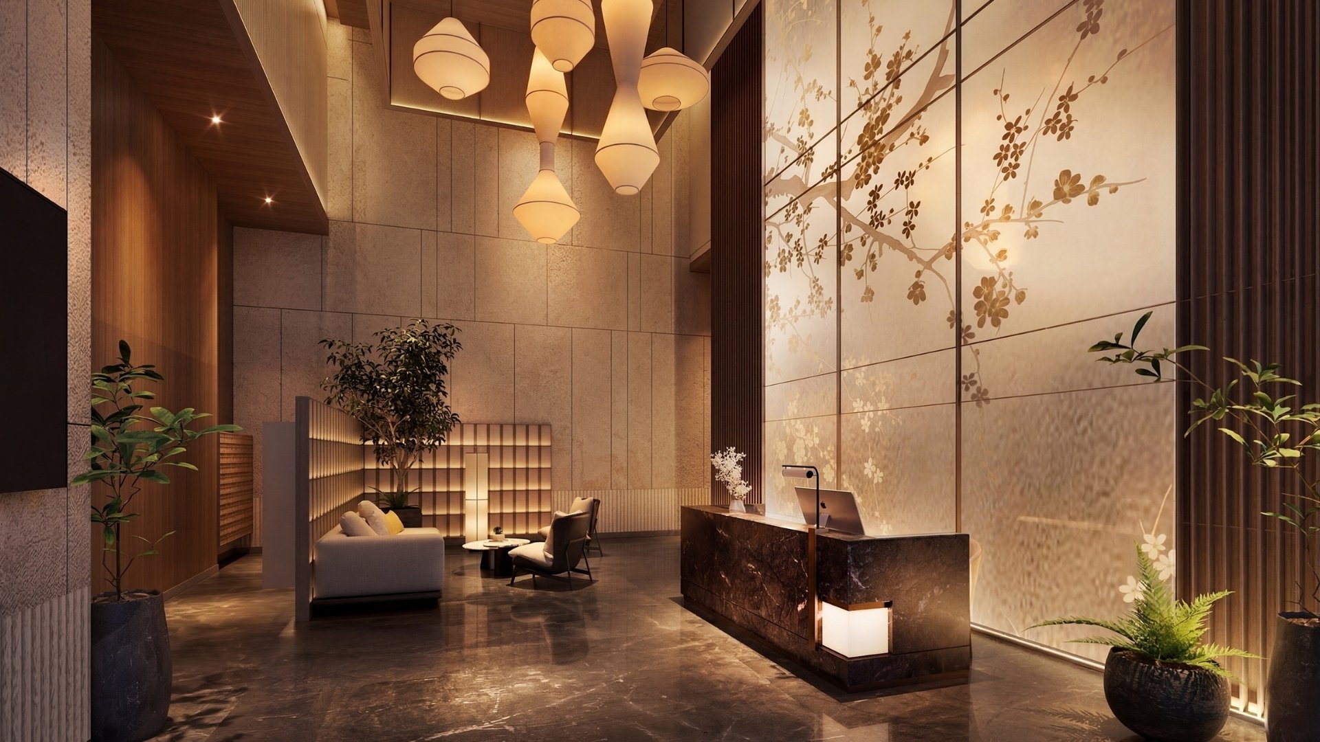lobby wellness tower