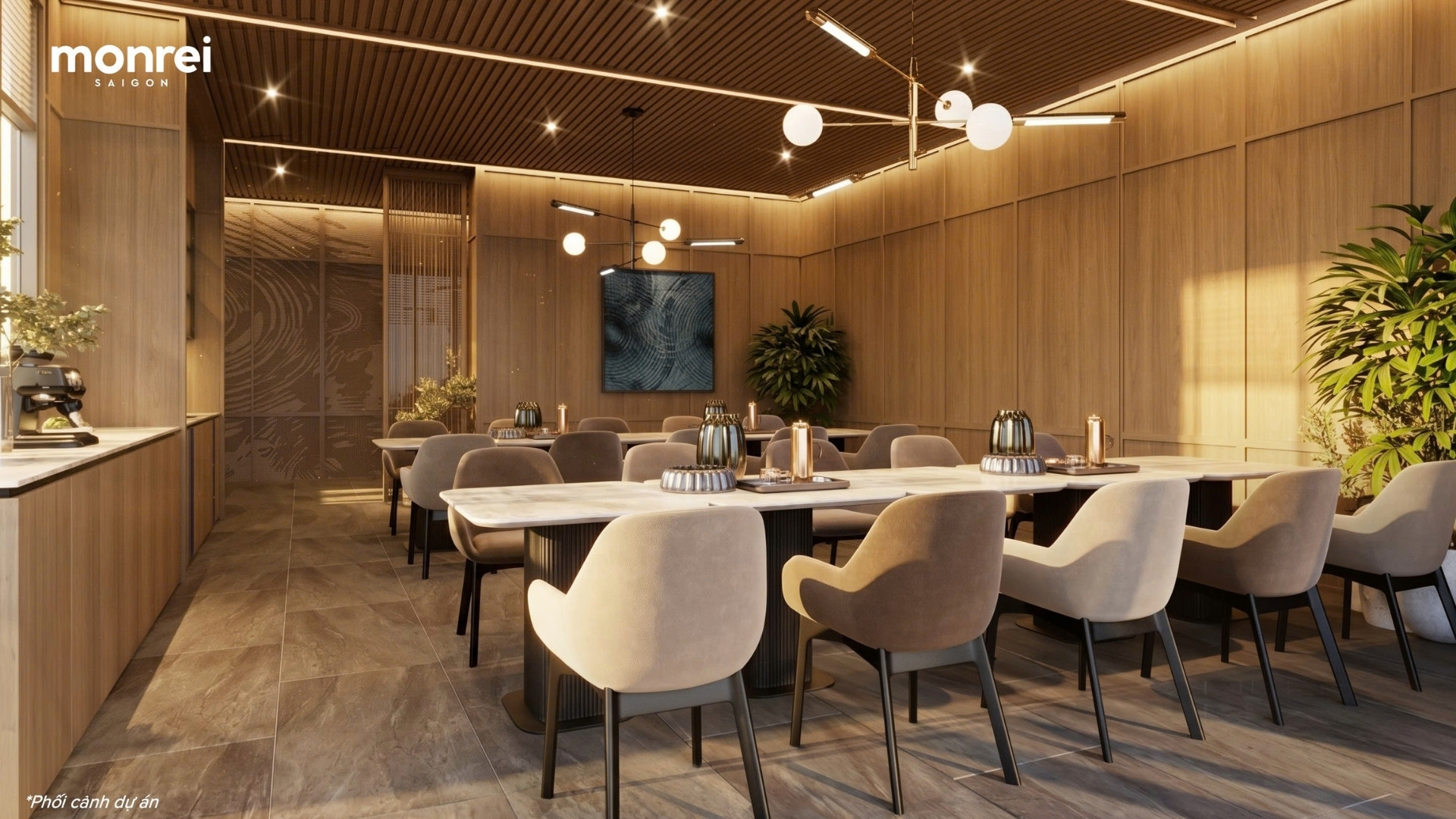 phoi canh private dinning thap wellness monrei saigon