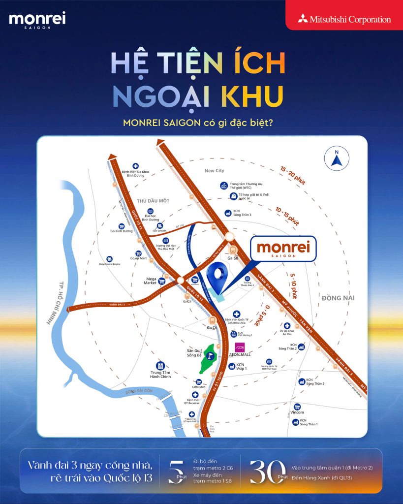 He tien ich ngoai khu monrei saigon