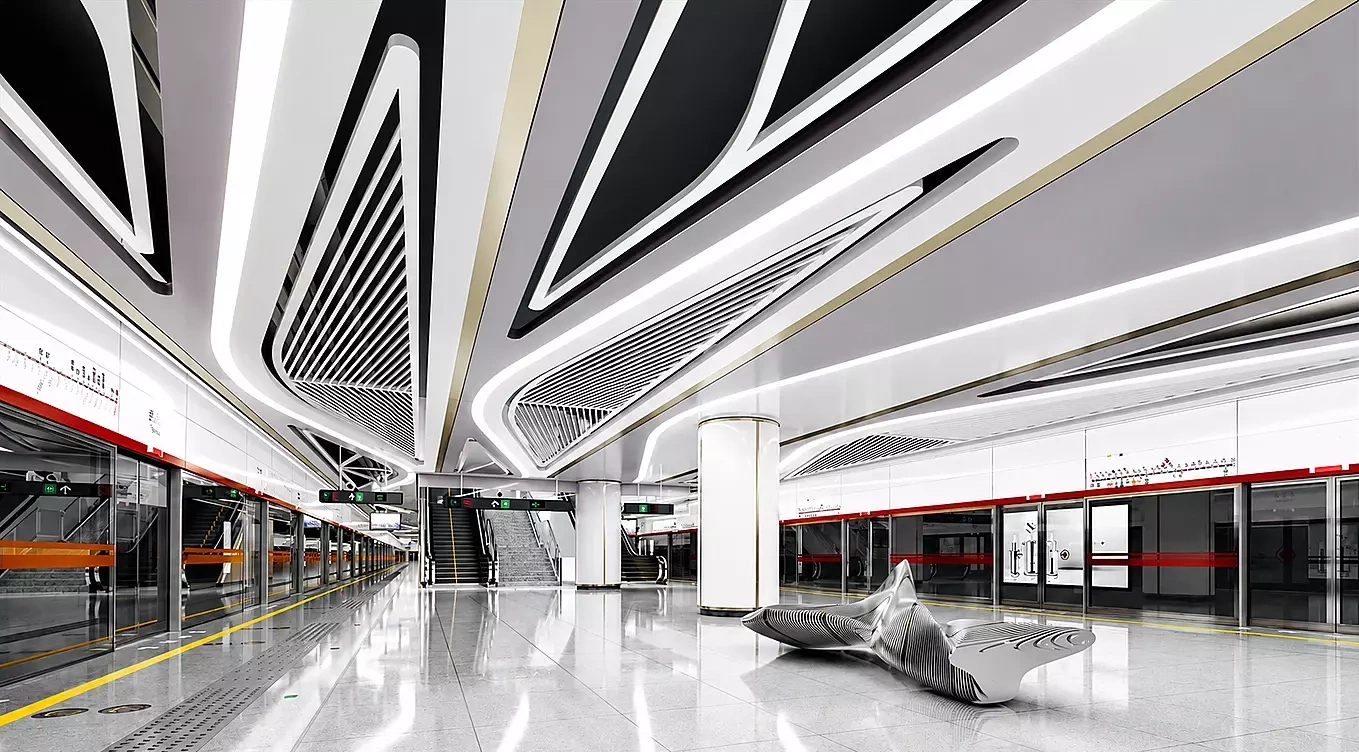thiet ke ga ngam Tao Dan cua metro ben thanh tham luong